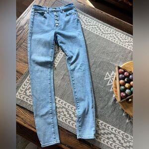 Express high rise skinny jeans